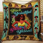 black girl beautiful brave and blessed quilt quilt blanket dhc150120812td d2446707