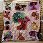black girl beautiful with flower quilt blanket dhc150120546td d2446873