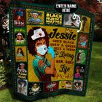 black nurse personalized quilt blanket bbb290561nb d2445278