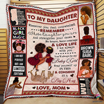 black pride to black daughter black girl magic i am sherpa and quilt blanket ch black and proud 0