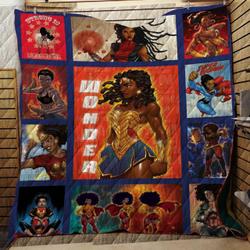 Black Wonder Woman Quilt Blanket Dhc150120553Td