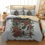 blooming skull bedding set bedroom decor d2115229