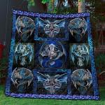 blue dragon cross quilt blanket yhn2 quilt d2416917