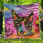 blue heeler premium quilt dean russo art d2484051