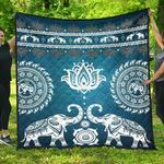 blue mandala premium quilt quilt d2420787