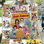bobs burgers funny sofa bed throw fleece blanket brs02 quilt d2417515