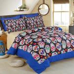 boho skull halloween 3d printed bedding set soft lightweight microfiber comforter d2188021