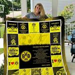 borussia dortmund fr meine tochter annika dein papa quilt blanket d2418821