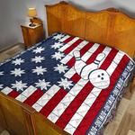 bowling usa patriotic quilt blanket dhc170120810td d2446576