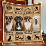 boxer be badass everyday quilt blanket d2448371