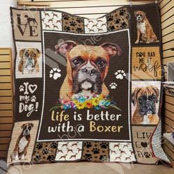 Boxer Dog Blanket Lnt1012067 Quilt Blanket