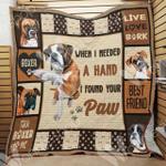 boxer dog quilt hgv d2485419