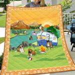 boxer go camping quilt quilt d2420945