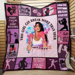 boxing this girl can break more than your heart quilt blanket great customized blanket gifts for 0