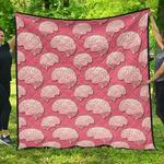 brain pink cl12100097mdq quilt blanket d2480932