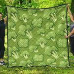 broccoli pattern green background dhcdhc dt1910 quilt blanket d2411841