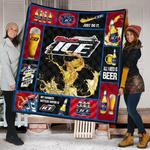 bud ice beer lover funny gift idea quilt d2422677
