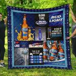 bud light funny for beer lover quilt d2422787