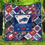 buffalo bills quilt blanket fan made d2451614