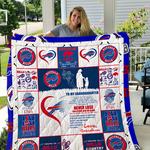 buffalo bills to my granddaughter love grandmom quilt d2423047