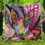 bull terrier premium quilt dean russo art d2484046