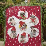 bulldog be merry and bright quilt blanket dhc3112323td d2446593