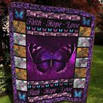 butterfly faith hope love quilt blanket dhc31121402td d2447163