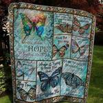 butterfly with slogan quilt blanket quilt d2416765