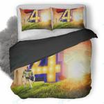 buzz lightyear in toy story 4 poster duvet cover bedding set d2174126