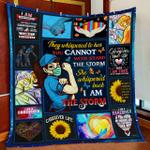 caregiver i am the storm quilt blanket d2448811