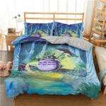 cartoon animals bedding set cute totoro cat lion printed duvet cover pillowcase home textile 23pcs