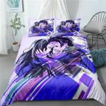 cartoon anime demon slayer kimetsu no yaiba sticker bed linen duvet covers pillowcases kids anime