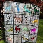 cartoon deer quilt blanket quilt d2416514