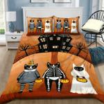 cat halloween bedding set qanx d2112932
