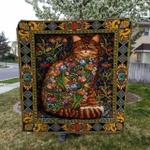 cat hvt140807 quilt blanket sleepy d2412489