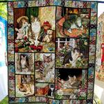 cat i like cat with flower quilt blanket dhc03011538dd d2481440