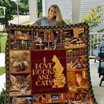 cat i need a bookshelf quilt blanket dhc03011500dd d2481348