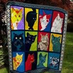 cat oil painting quilt blanket ver 2 quilt d2416185