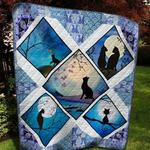 cat romantic quilt blanket quilt d2416270