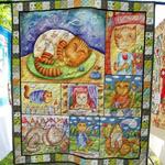 cat sleep with a fish quilt blanket quilt d2416319