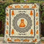 cat yoga cl14100069mdq quilt blanket d2480874