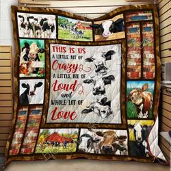 Cattle Farm Ah Quilt Derqbw