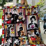 charlie chaplin mickey donald quilt blanket hvt080606 quilt d2414982