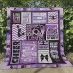 cheerleading because therapy is expensive quilt blanket great customized blanket gifts for 0