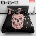 cherry blossom skull bedding set iych d2112702