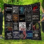 chq081301 fish blanket th1609 quilt d2477742