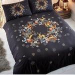 christmas black snowflake bedding set bedroom decor d2227963