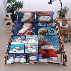Christmas Santa Claus Andnowman Dn1911020BsAmazing Christmas Bedroom Decor Duvet Cover Bedding Set Meaningful Gift For Friend Holiday Season Christmas Gift