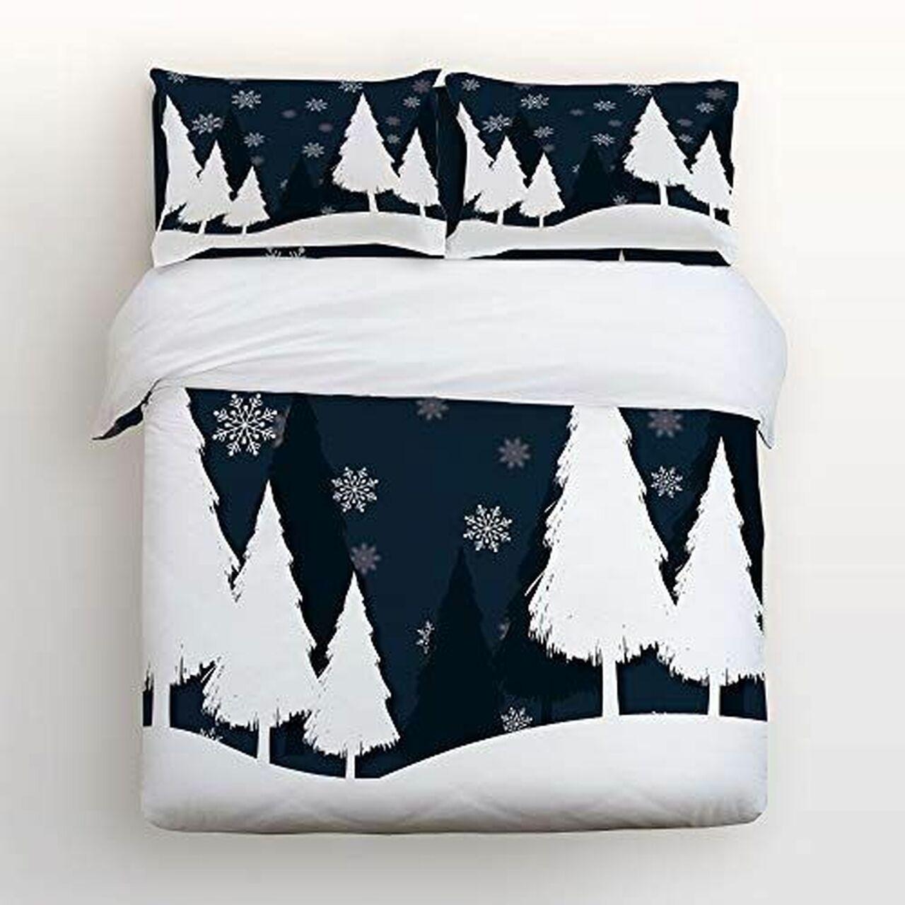 Christmas Treenowflake Cla0410064Bs Amazing Christmas Bedroom Decor Duvet Cover Bedding Set With Pillowcase Meaningful Gift For Friend Holiday Season Christmas Gift christmas tree snowflake cla0410064b bedding sets d2221900