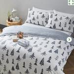 christmas trees white and gray bedding set bedroom decor d2225007